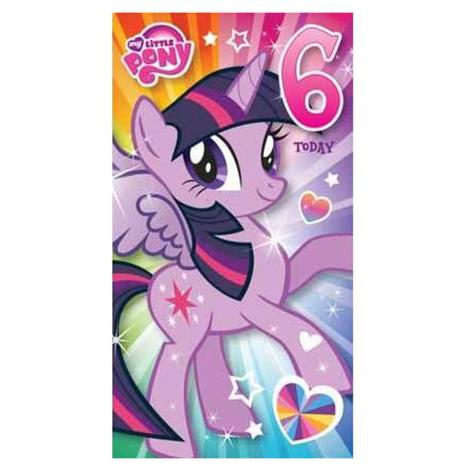 My Little Pony 6 Today 6th Birthday Card £2.10